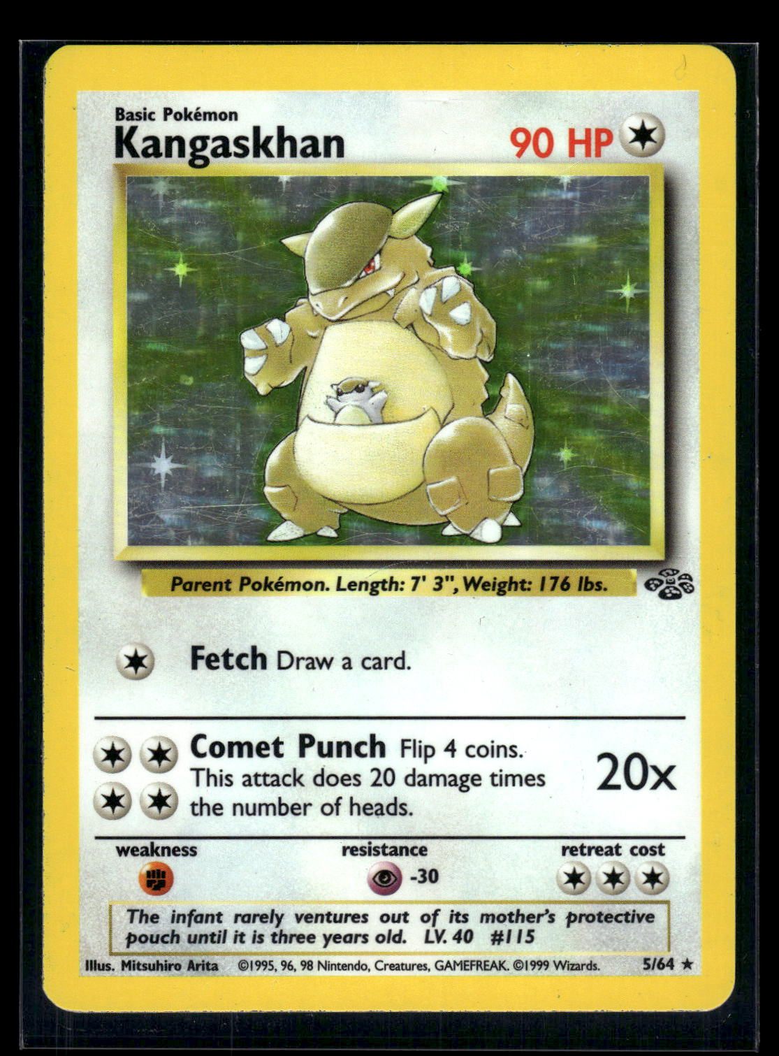 Kangaskhan 5/64 - Jungle  - Rare Holo