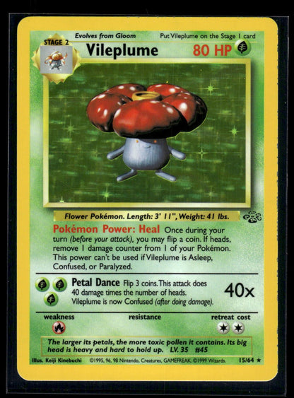 Vileplume 15/64 - Jungle  - Rare Holo