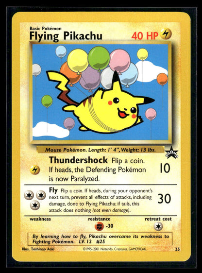Flying Pikachu 25 - Wizards Black Star Promos  - Promo