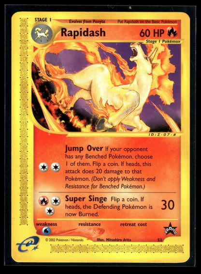 Rapidash 51 - Wizards Black Star Promos  - Promo
