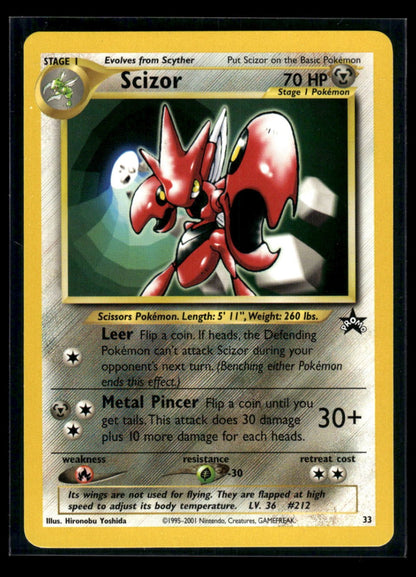 Scizor 33 - Wizards Black Star Promos  - Promo
