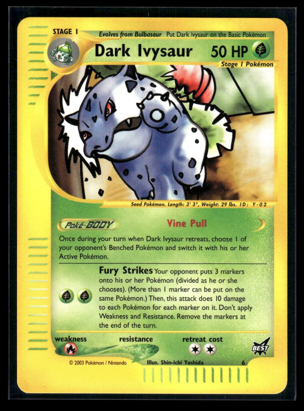 Dark Ivysaur 6 - Best of Game  - Promo