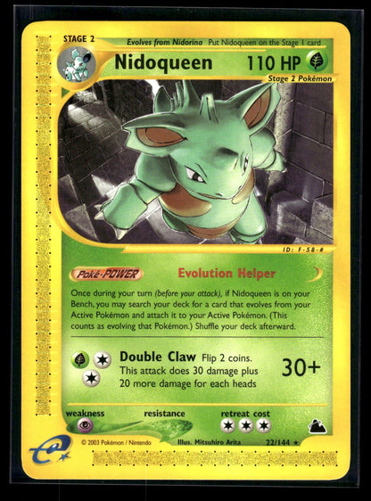 Nidoqueen 22/144 - Skyridge  - Rare