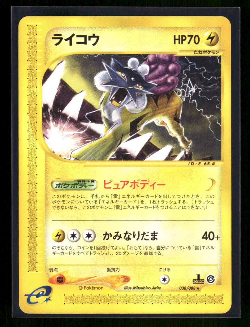 Raikou 038/088 - Split Earth  - Rare