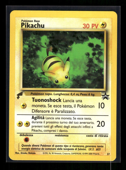 Pikachu - World Collection - Italian 27 - Wizards Black Star Promos  - Promo