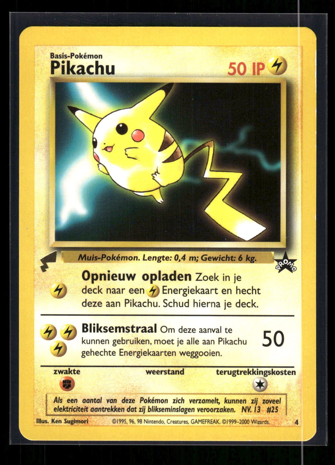 Pikachu - World Collection - Dutch 4 - Wizards Black Star Promos  - Promo