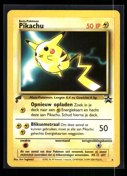 Pikachu - World Collection - Dutch 4 - Wizards Black Star Promos  - Promo