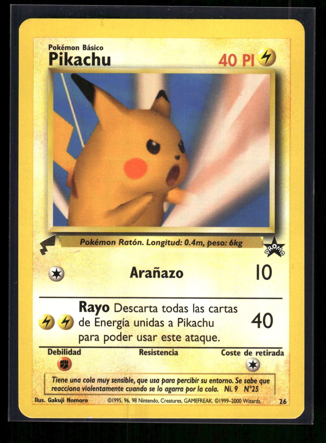 Pikachu - World Collection - Spanish 26 - Wizards Black Star Promos  - Promo