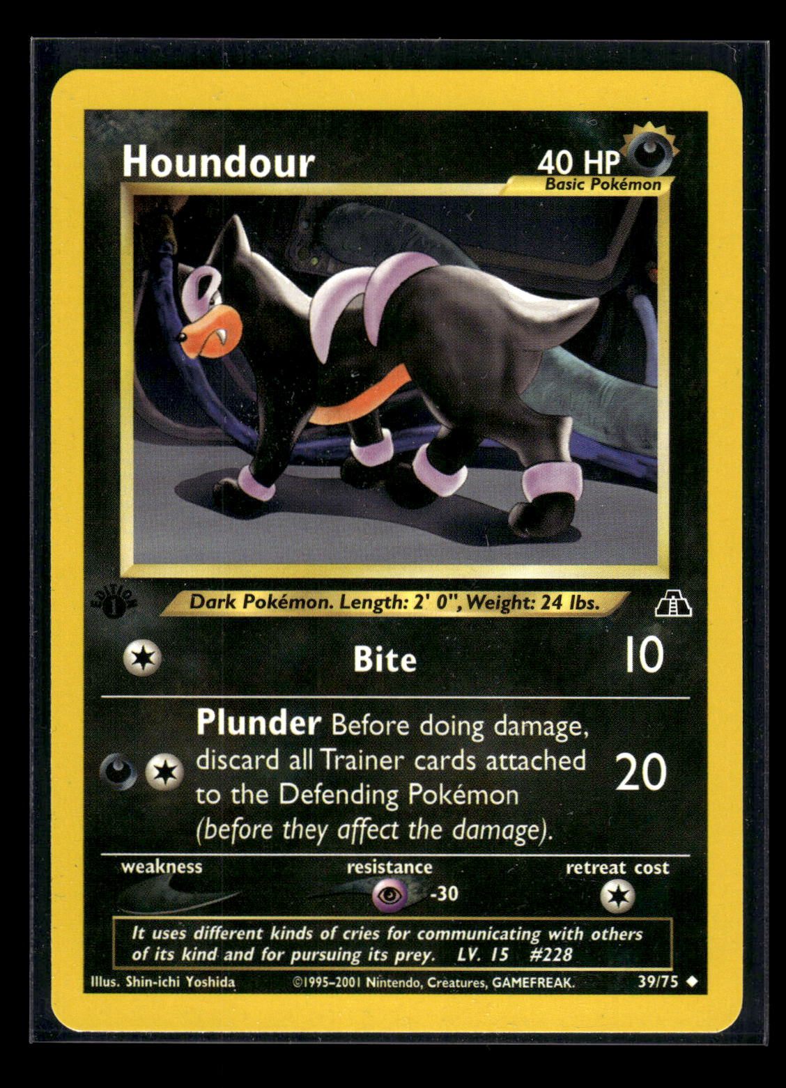 Houndour 39/75 - Neo Discovery  - Uncommon