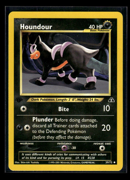 Houndour 39/75 - Neo Discovery  - Uncommon