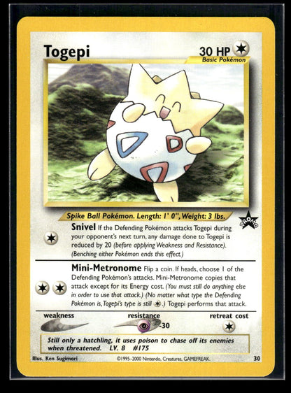 Togepi 30 - Wizards Black Star Promos  - Promo