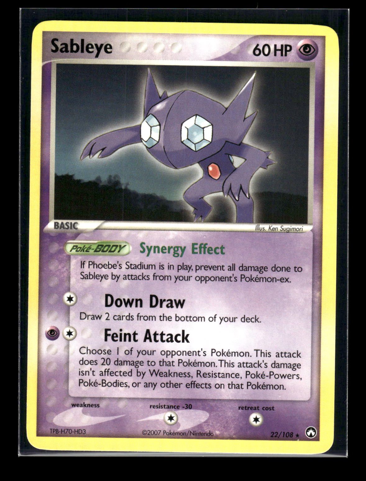 Sableye 22/108 - Power Keepers  - Rare