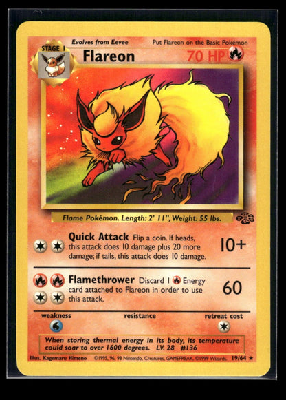 Flareon 19/64 - Jungle  - Rare