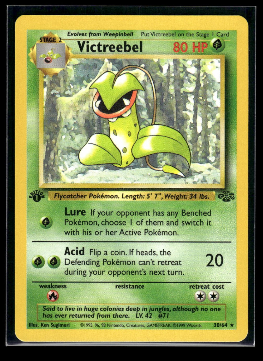 Victreebel 30/64 - Jungle  - Rare