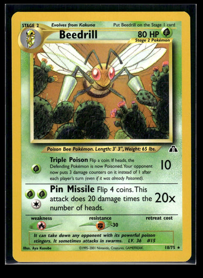 Beedrill 18/75 - Neo Discovery  - Rare