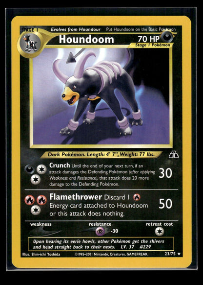 Houndoom 23/75 - Neo Discovery  - Rare