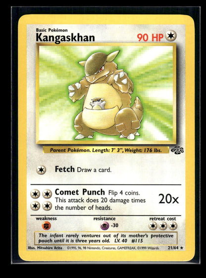 Kangaskhan 21/64 - Jungle  - Rare