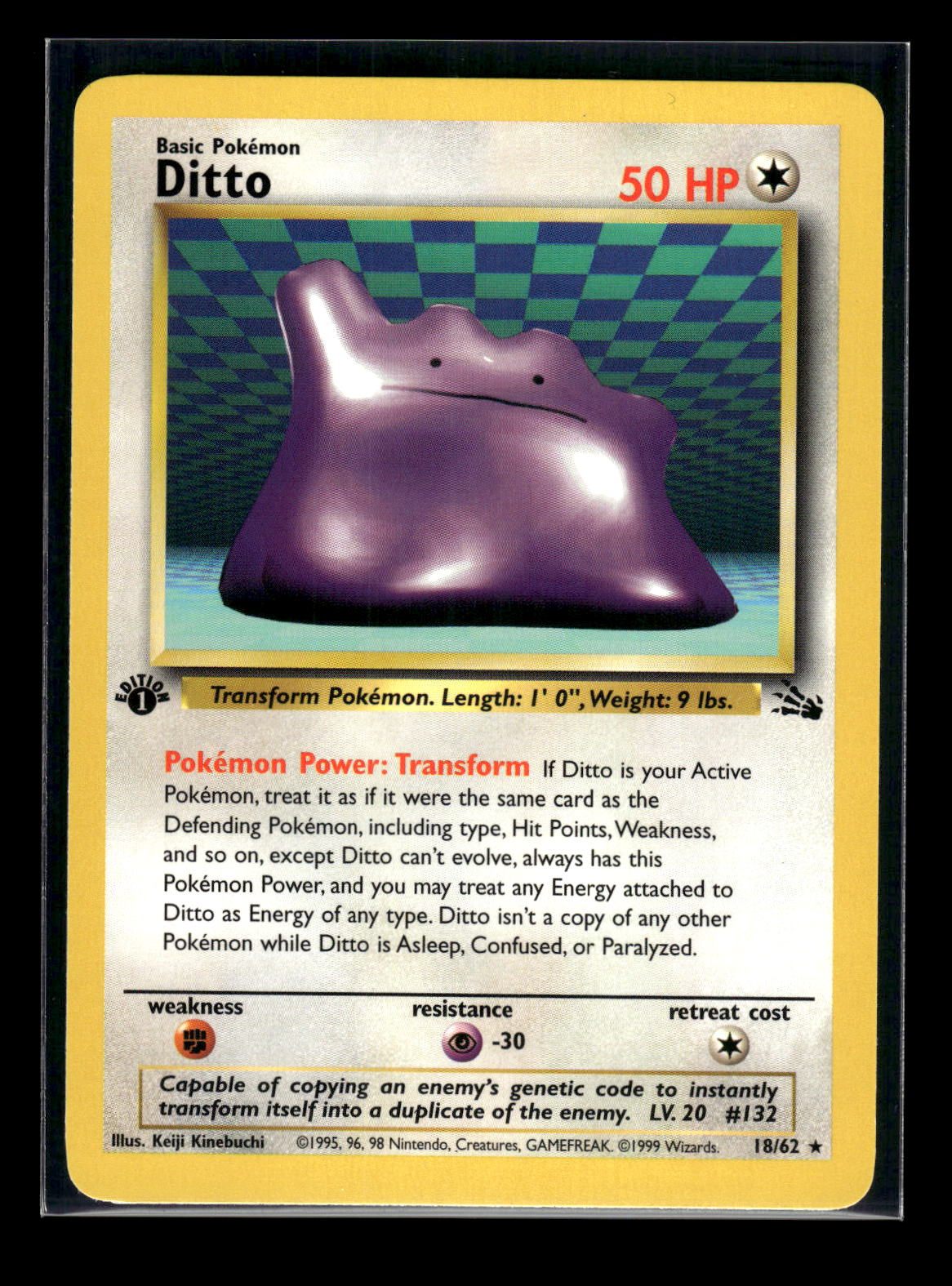 Ditto 18/62 - Fossil  - Rare