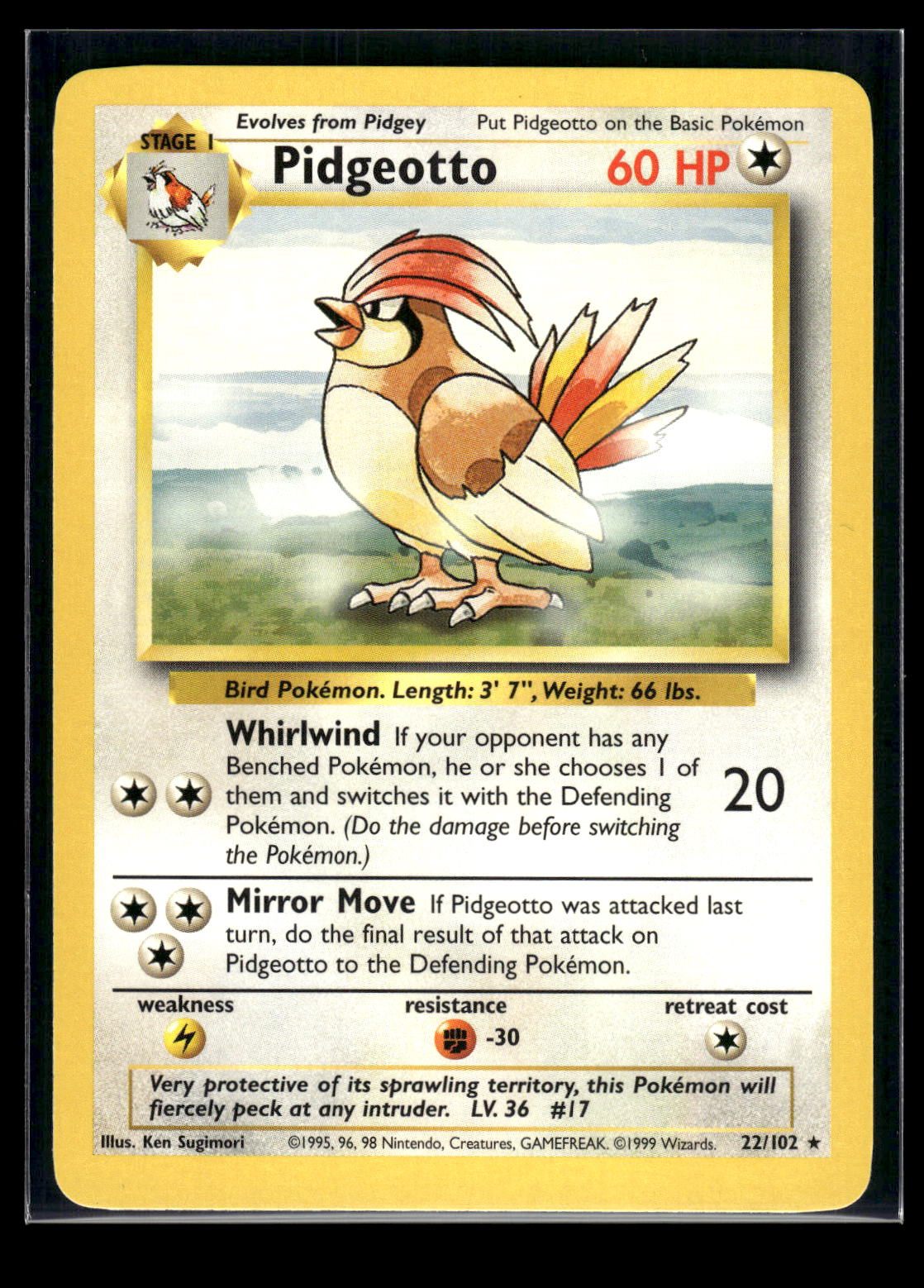 Pidgeotto 22/102 - Base  - Rare