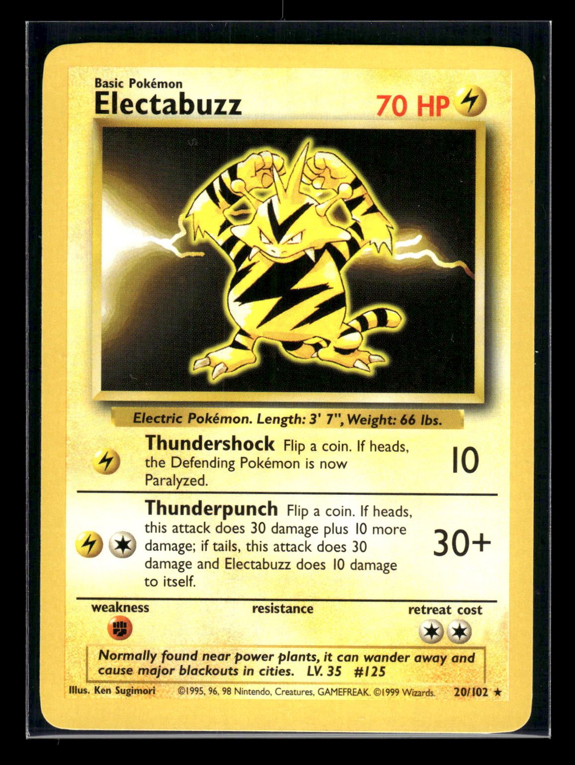 Electabuzz 20/102 - Base  - Rare