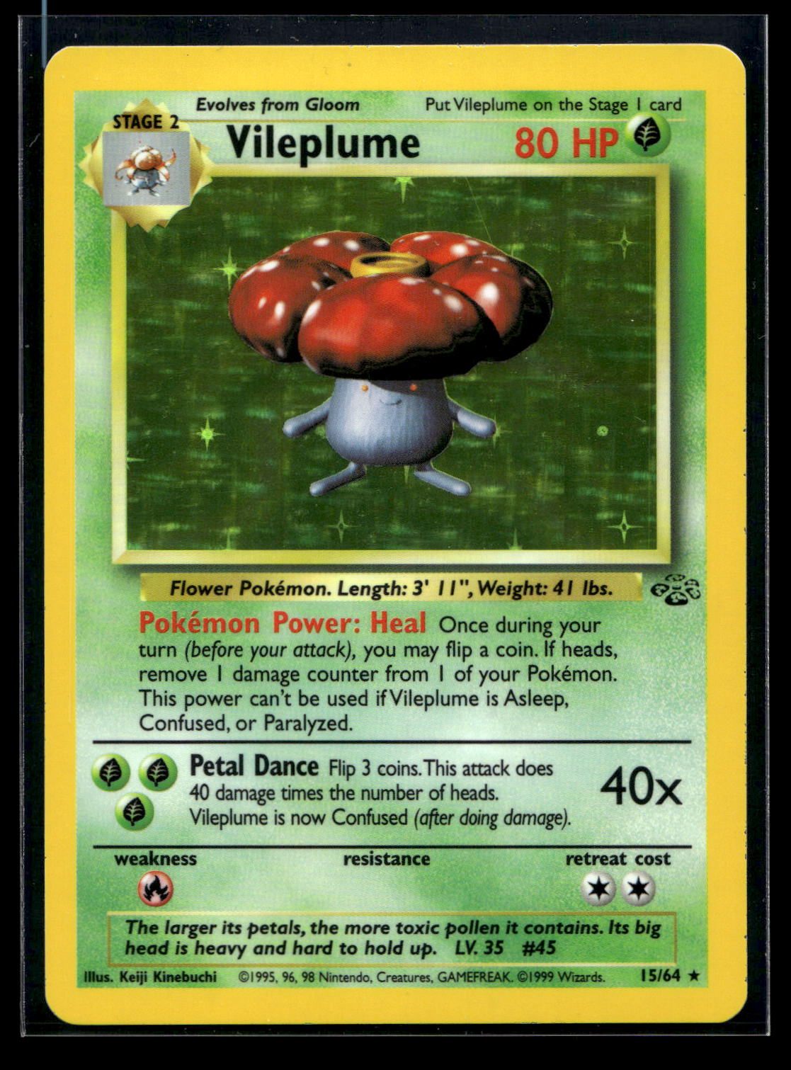 Vileplume 15/64 - Jungle - Rare Holo