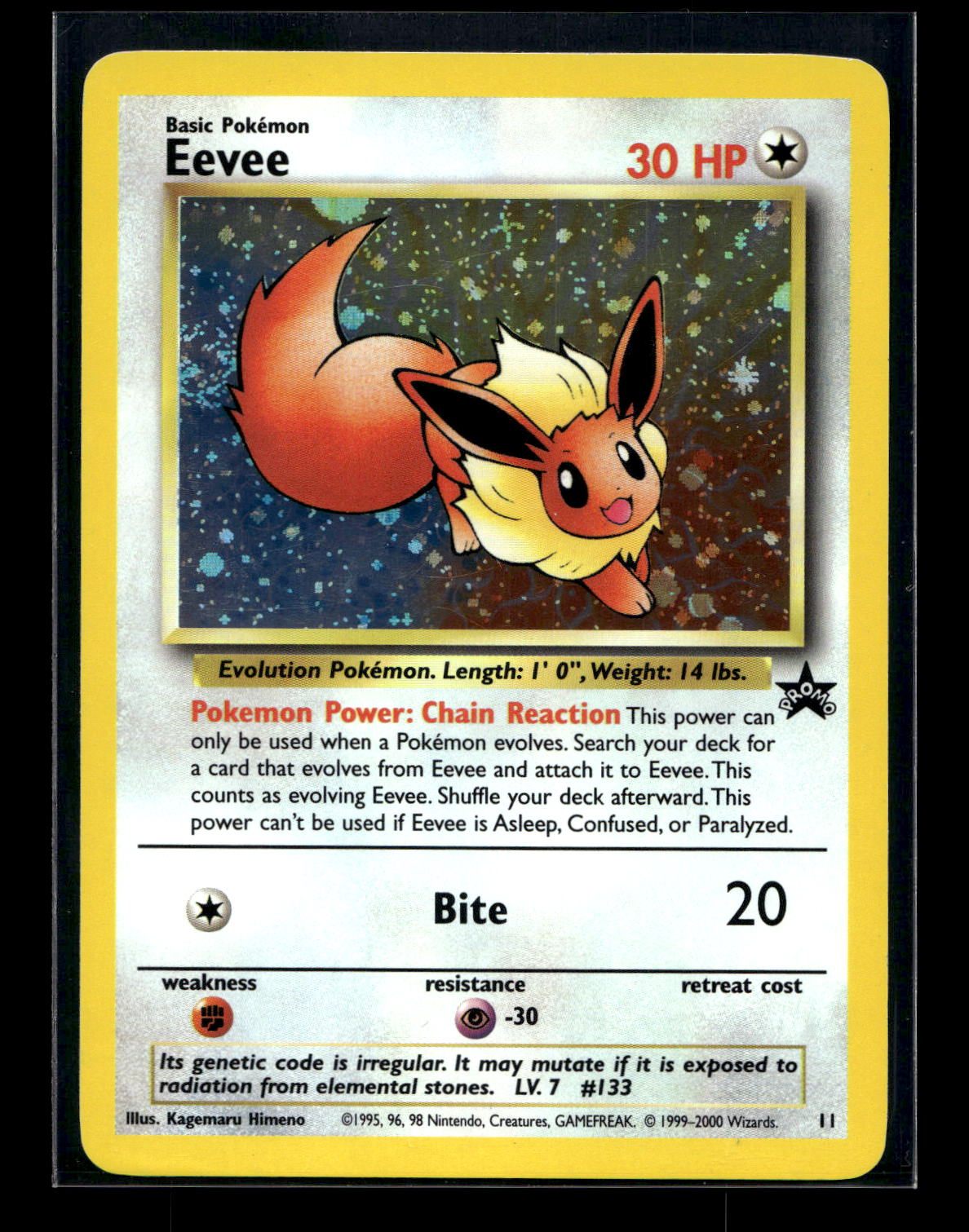 Eevee 11 - Wizards Black Star Promos - Promo