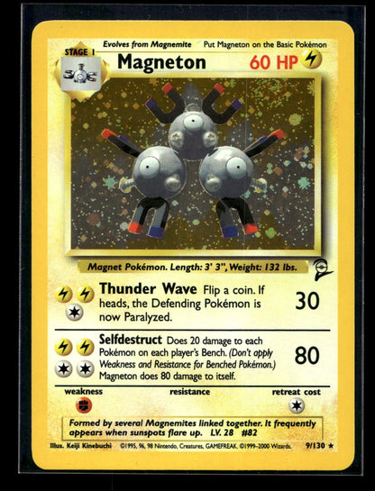 Magneton 9/130 - Base Set 2 - Rare Holo