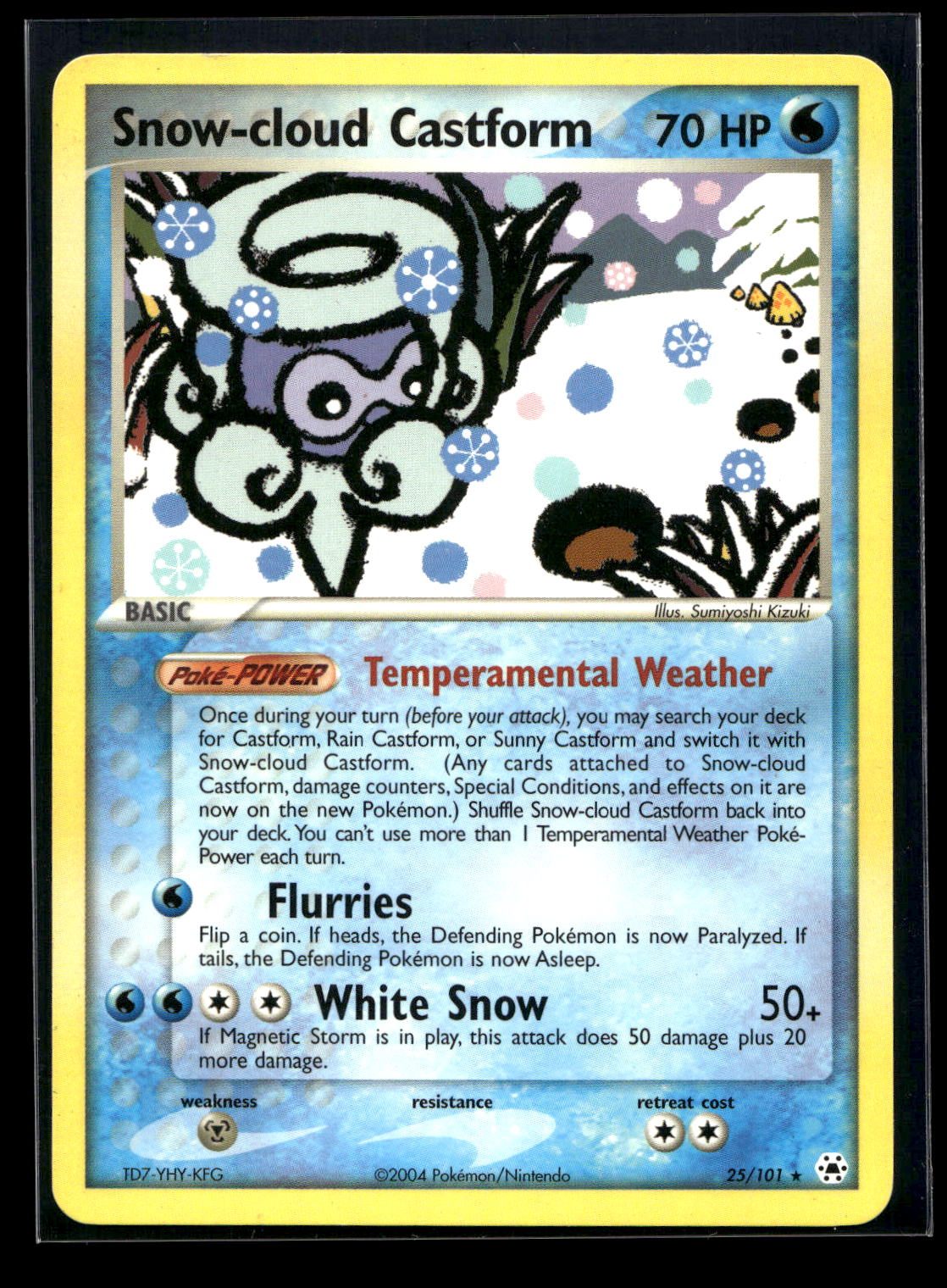 Snow-cloud Castform 25/101 - Hidden Legends - Rare