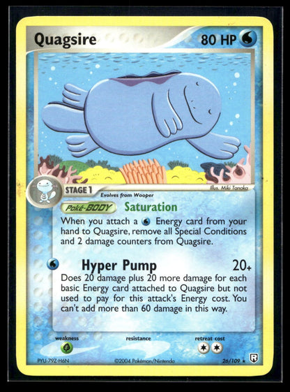 Quagsire 26/109 - Team Rocket Returns - Rare