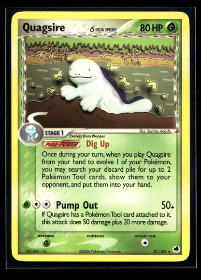 Quagsire δ 21/101 - Dragon Frontiers - Rare