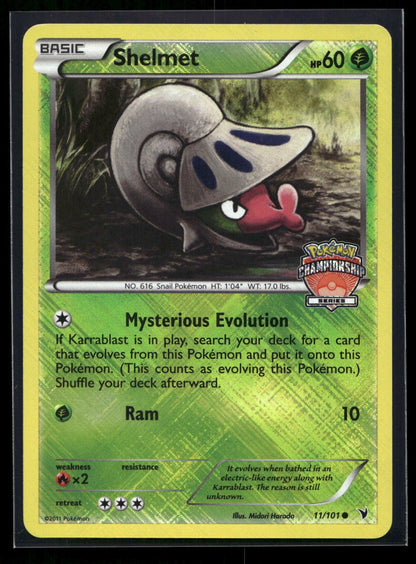 Shelmet - Series Championship 11/101 Reverse Holo - Noble Victories - Common