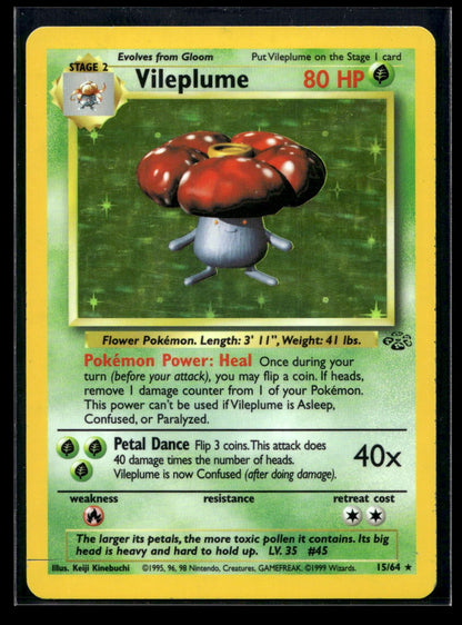 Vileplume 15/64 - Jungle - Rare Holo