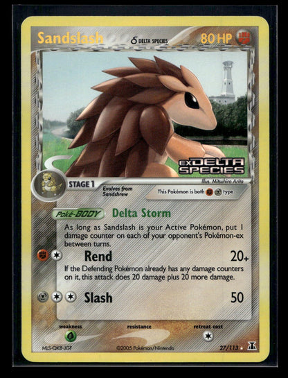 Sandslash δ 27/113 - Delta Species - Rare