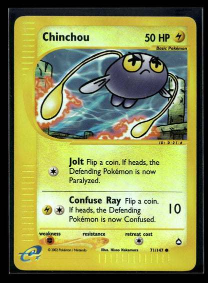Chinchou 71/147 - Aquapolis - Common