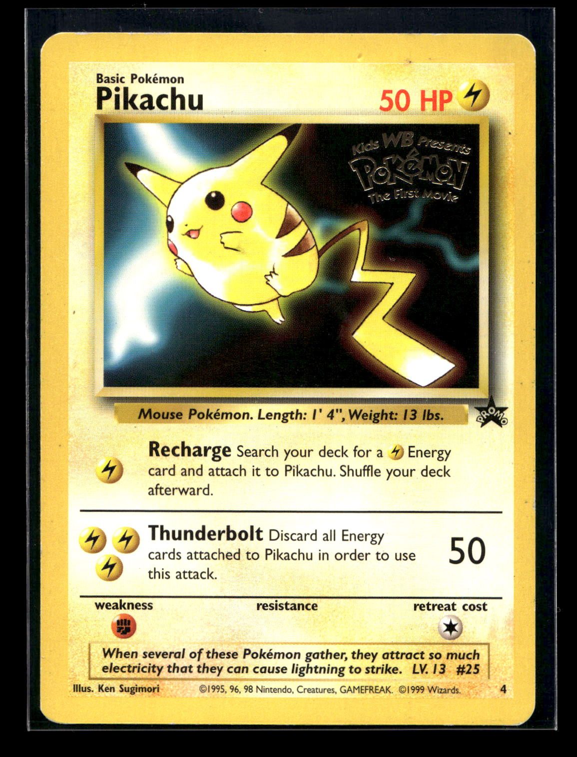 Pikachu 4 - Wizards Black Star Promos - Promo