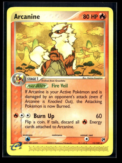 Arcanine 15/100 - Sandstorm - Rare