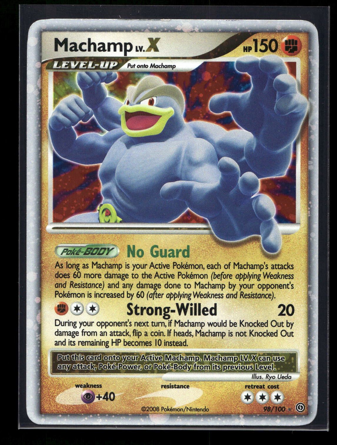 Machamp LV.X 98/100 - Stormfront - Rare Holo LV.X