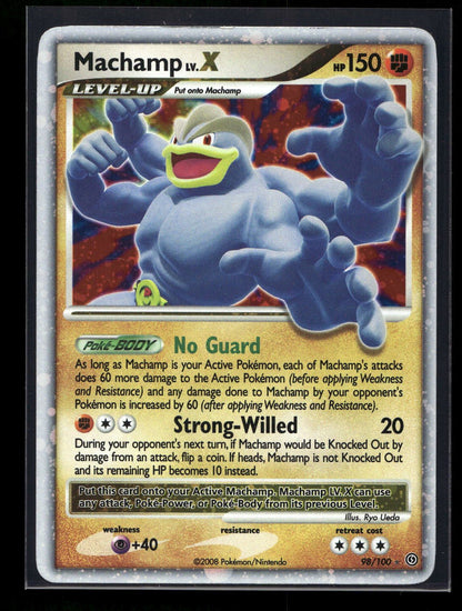 Machamp LV.X 98/100 - Stormfront - Rare Holo LV.X