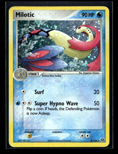Milotic 8/106 - Emerald - Rare Holo