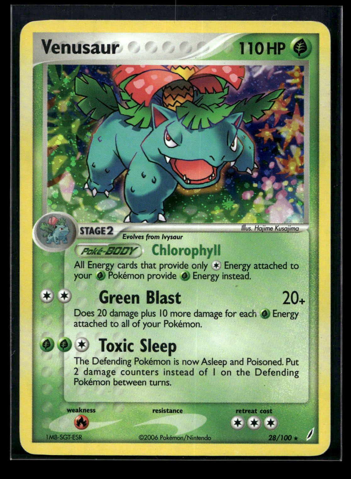 Venusaur 28/100 - Crystal Guardians - Rare