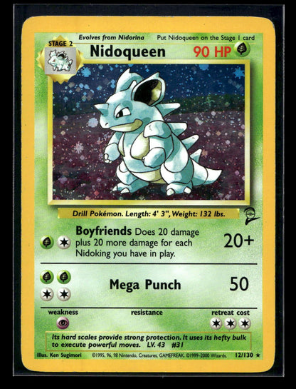 Nidoqueen 12/130 - Base Set 2 - Rare Holo