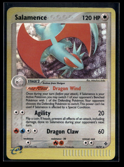Salamence 10/97 Reverse Holo - Dragon - Rare Holo