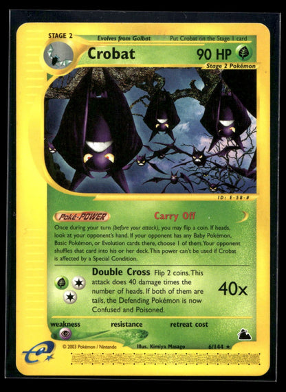 Crobat 6/144 - Skyridge - Rare