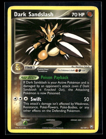 Dark Sandslash 18/109 - Team Rocket Returns - Rare