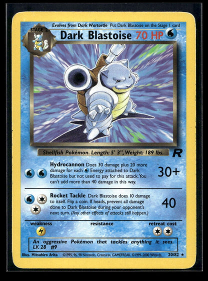 Dark Blastoise 20/82 - Team Rocket - Rare