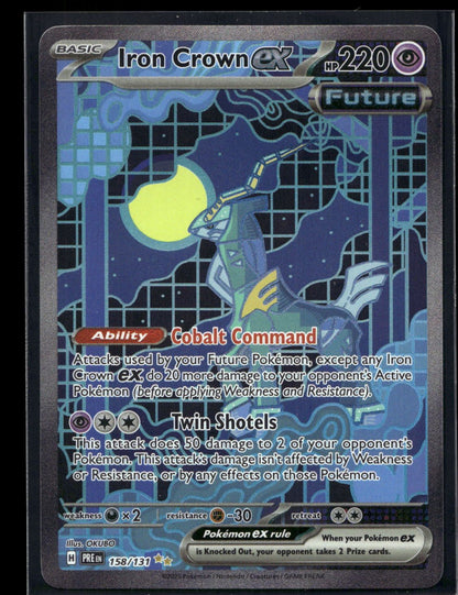 Iron Crown ex 158/131 - Prismatic Evolutions - Special Illustration Rare