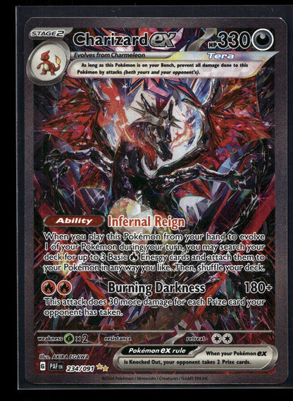 Charizard ex 234/091 - Paldean Fates - Special Illustration Rare