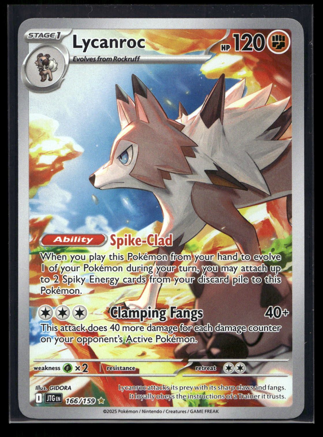 Lycanroc 166/159 - Journey Together - Illustration Rare