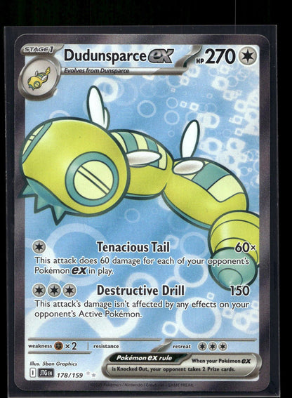 Dudunsparce ex 178/159 - Journey Together - Ultra Rare