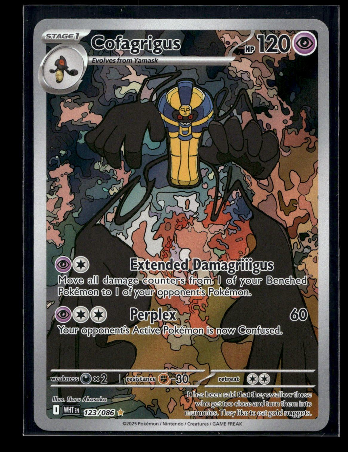 Cofagrigus 123/086 - White Flare - Illustration Rare